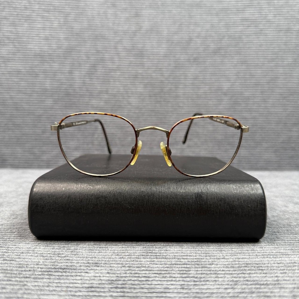 Marcolin Village 10‎ Eyeglasses Gold Tortoise Oval Frames Italy 6253 Col 325